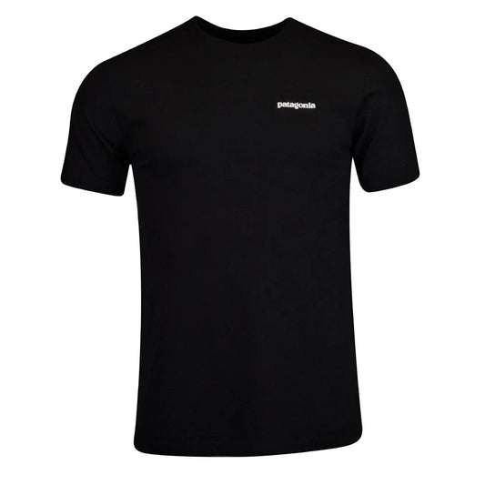 Patagonia P-6 Logo Responsibili Tee Black - The Sporting Lodge