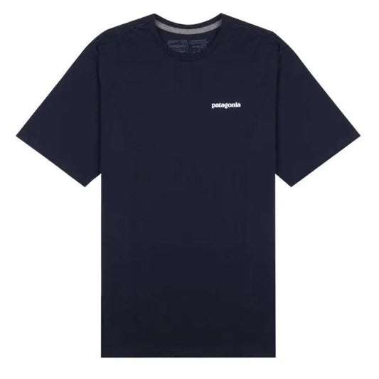 Patagonia P-6 Logo Responsibili Tee Classic Navy - The Sporting Lodge