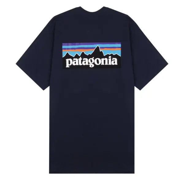 Patagonia P-6 Logo Responsibili Tee Classic Navy - The Sporting Lodge