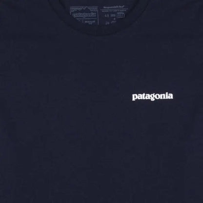 Patagonia P-6 Logo Responsibili Tee Classic Navy - The Sporting Lodge