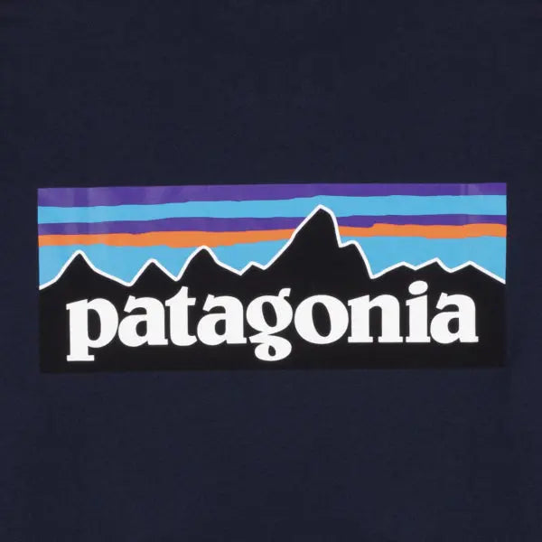 Patagonia P-6 Logo Responsibili Tee Classic Navy - The Sporting Lodge