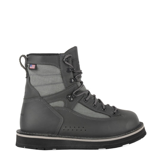 Patagonia Foot Tractor Wading Boots Aluminum Bar Built By Danner Forge Grey - The Sporting Lodge