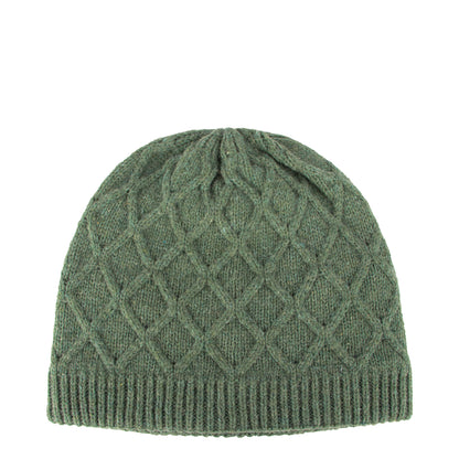 Patagonia Womens Honeycomb Knit Beanie Hemlock Green - The Sporting Lodge