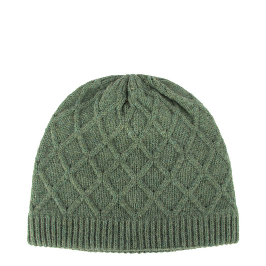 Patagonia Womens Honeycomb Knit Beanie Hemlock Green - The Sporting Lodge