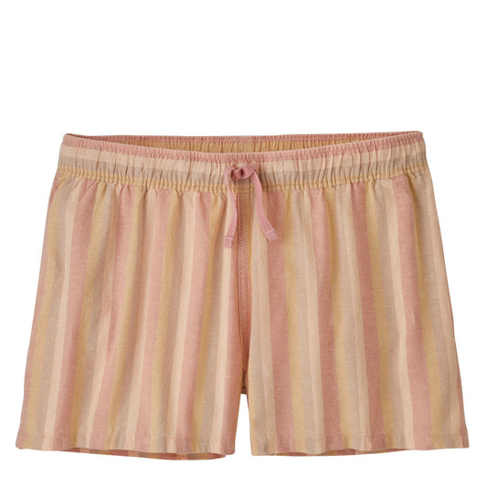 Patagonia Womens Island Hemp Baggies Shorts 3 inch Cali Stripe / Sunfade Pink - The Sporting Lodge