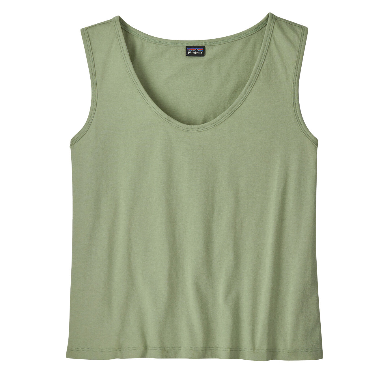 Patagonia Womens Regenerative Organic Certified Cotton Tank Salvia Green - The Sporting Lodge