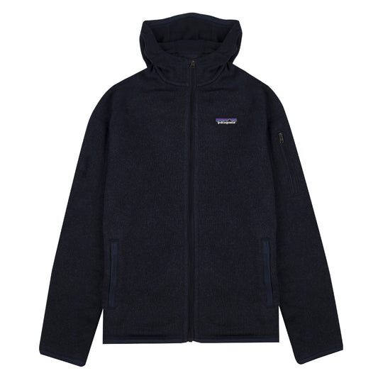 Patagonia Womens Better Sweater Hoody New Navy - The Sporting Lodge