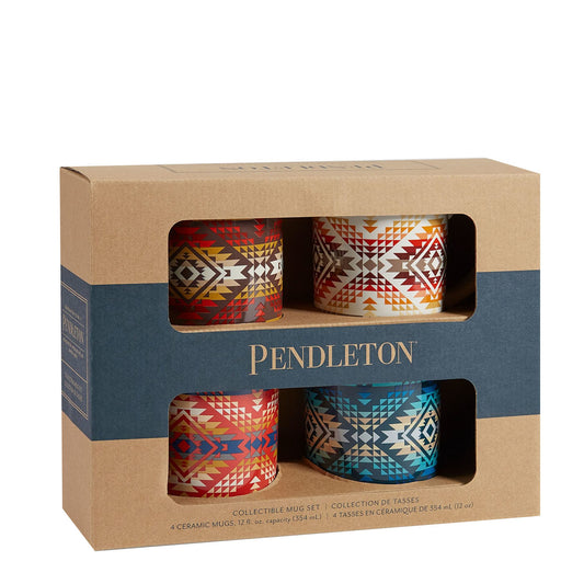 Pendleton 12oz Ceramic Mug Set Of 4 Smith Rock - The Sporting Lodge