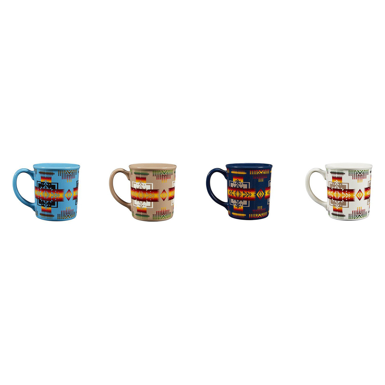 [新品] PENDLETON ペンドルトン CHIEF JOSEPH Ceramic Mugs XC880 55182 マグカップ 4個セット コップ Chief Joseph Mugs, Set of 4 | Pendleton