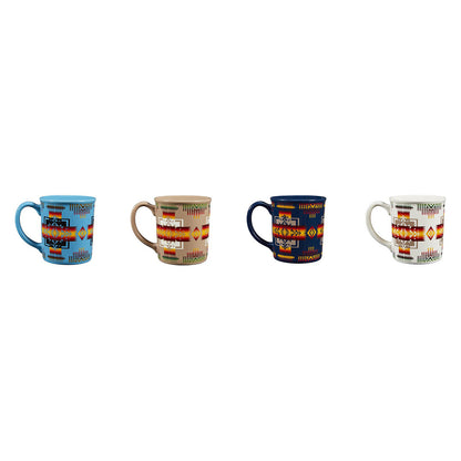Pendleton Ceramic Mug Set of 4 Chief Joseph Multi - The Sporting Lodge
