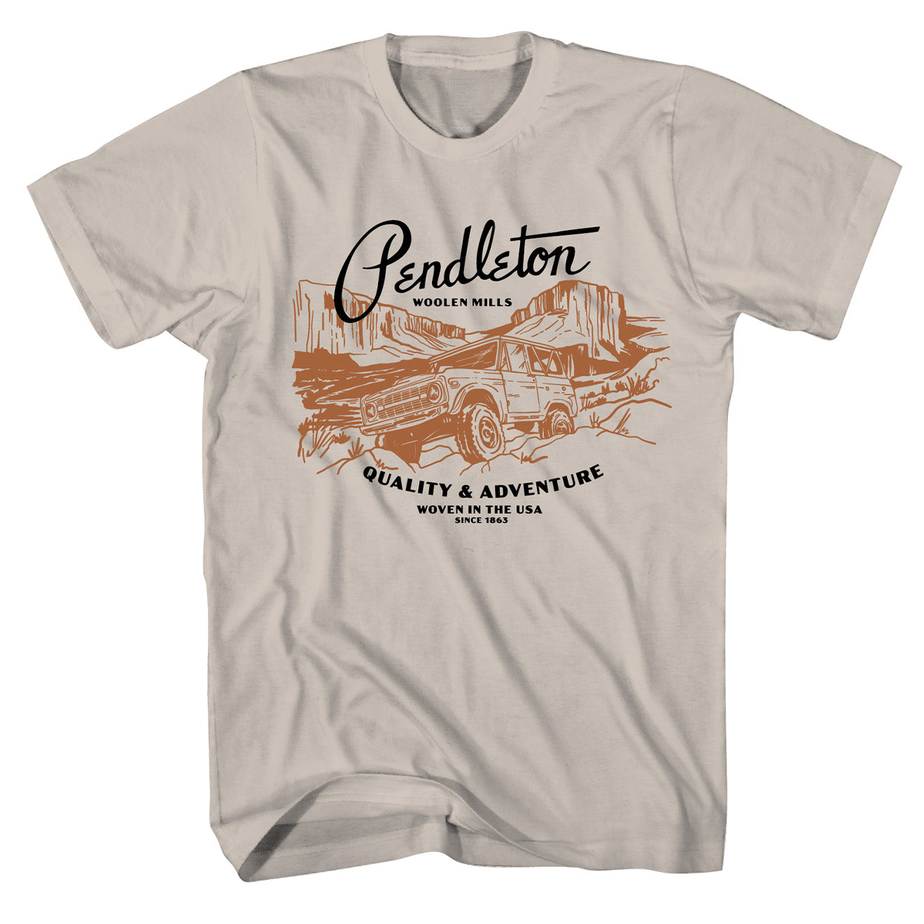 Pendleton Road Trip Graphic Tee Sand / Black | The Sporting Lodge