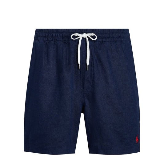 Polo Ralph Lauren 15.2 cm Polo Prepster Linen Short Newport Navy - The Sporting Lodge
