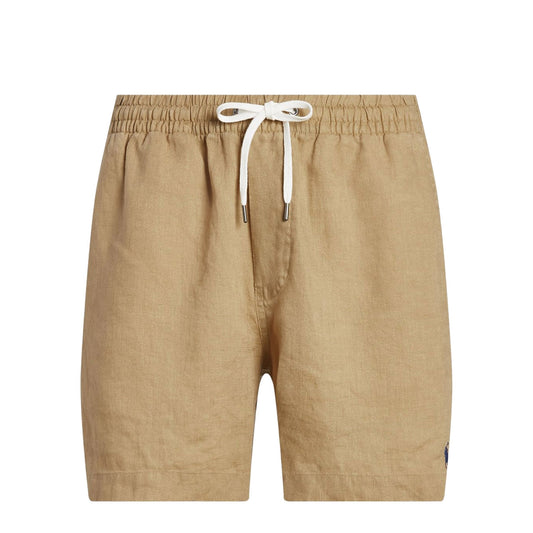 Polo Ralph Lauren 15.2 cm Polo Prepster Linen Short Vintage Khaki - The Sporting Lodge