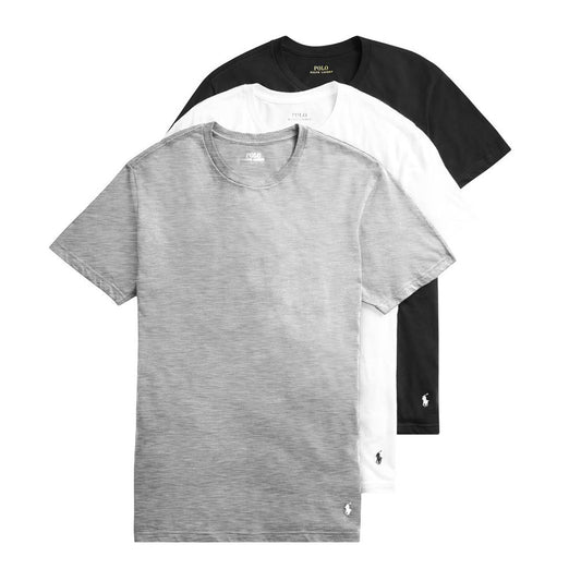 Polo Ralph Lauren 3 Pack T-Shirts White / Grey / Black - The Sporting Lodge