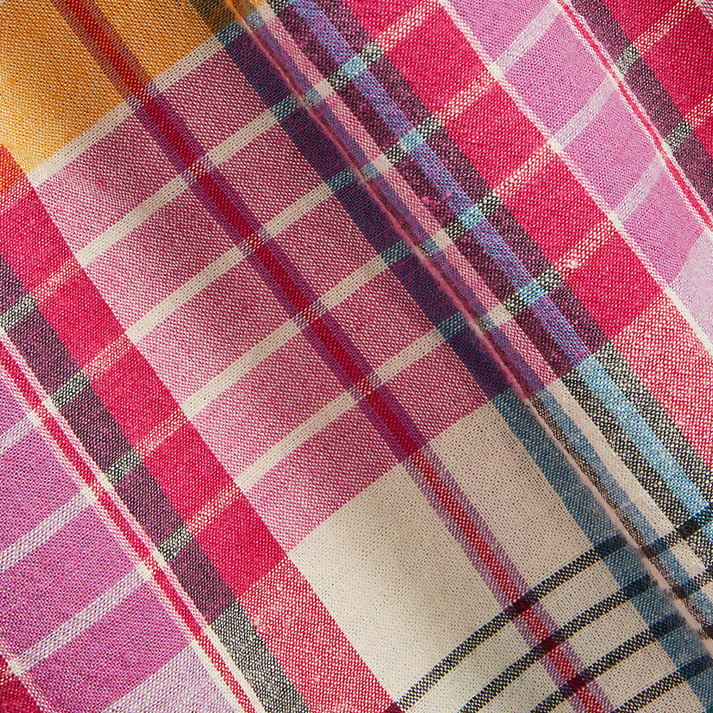 Polo Ralph Lauren Classic Fit Madras Popover Shirt Pink/Cream Multi - The Sporting Lodge