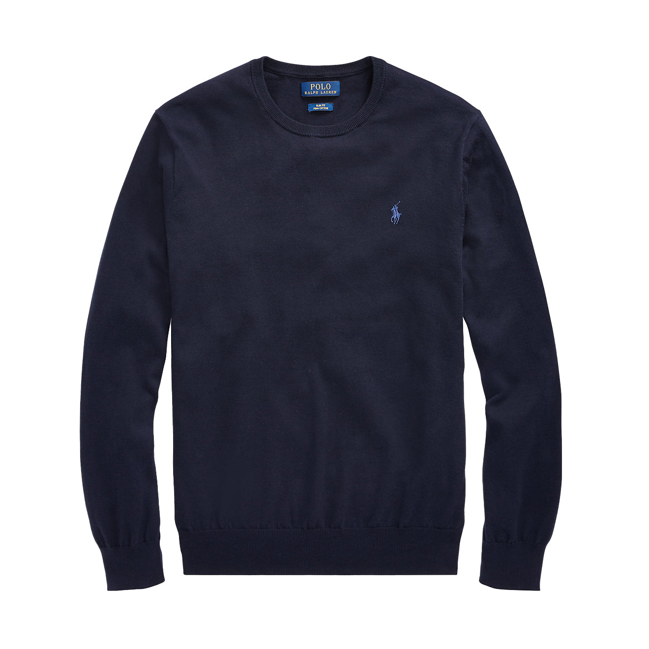 Polo Ralph Lauren Slim Fit Cotton Knit Navy - The Sporting Lodge
