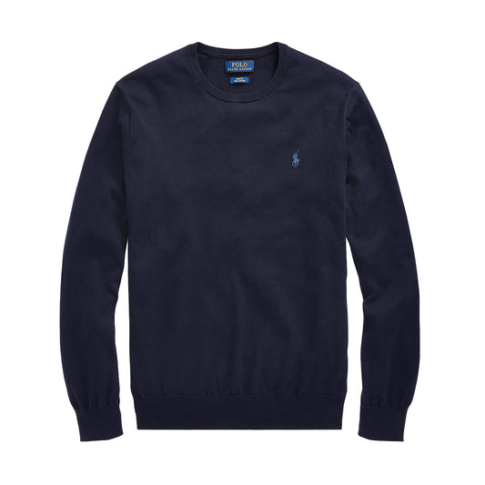 Polo Ralph Lauren Slim Fit Cotton Knit Navy - The Sporting Lodge