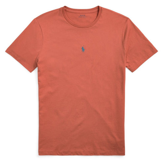 Polo Ralph Lauren Custom Slim Fit Centre Logo T-Shirt Adirondack Berry - The Sporting Lodge
