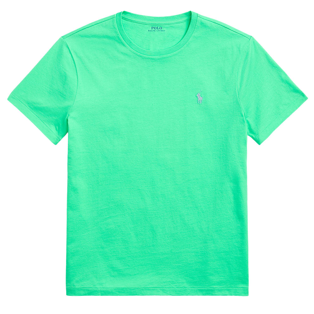 Polo Ralph Lauren Custom Slim Fit Jersey Crewneck T-Shirt Sunset Green - The Sporting Lodge