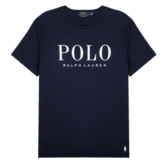 Polo Ralph Lauren Custom Slim Fit Logo Jersey T-Shirt Cruise Navy - The Sporting Lodge