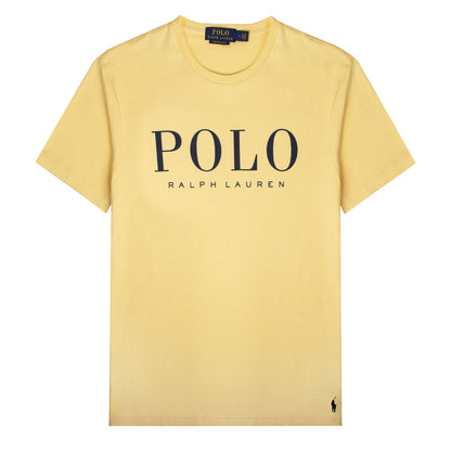 Polo Ralph Lauren Custom Slim Fit Logo Jersey T-Shirt Empire Yellow - The Sporting Lodge