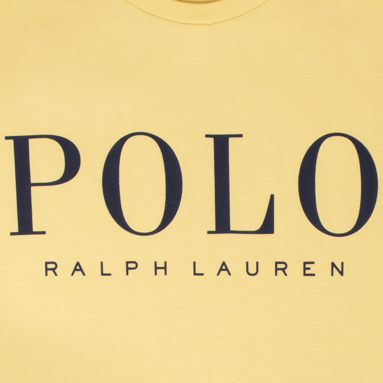 Polo Ralph Lauren Custom Slim Fit Logo Jersey T-Shirt Empire Yellow - The Sporting Lodge