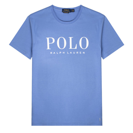 Polo Ralph Lauren Custom Slim Fit Logo Jersey T-Shirt Harbour Island Blue - The Sporting Lodge