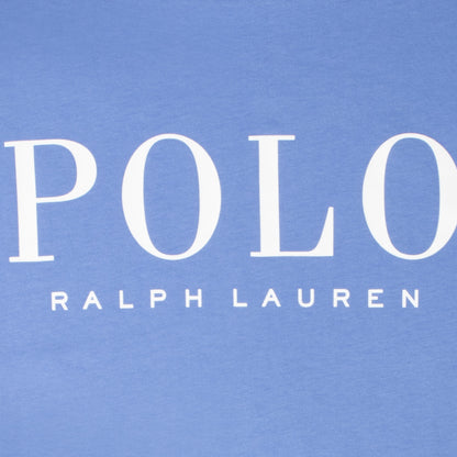 Polo Ralph Lauren Custom Slim Fit Logo Jersey T-Shirt Harbour Island Blue - The Sporting Lodge