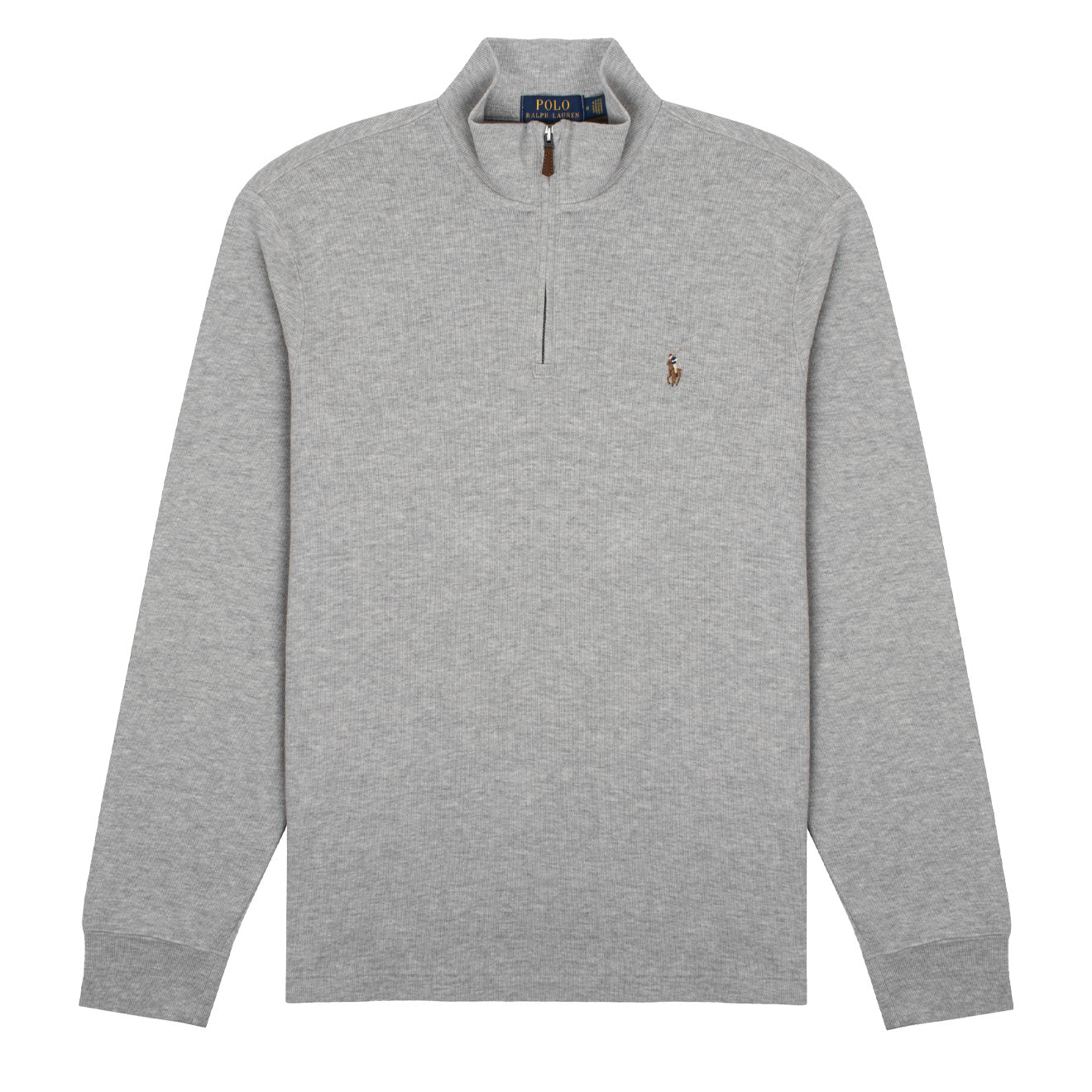 Polo Ralph Lauren Estate Rib Cotton Pullover Sweat Andover Heather - The Sporting Lodge