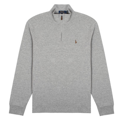 Polo Ralph Lauren Estate Rib Cotton Pullover Sweat Andover Heather - The Sporting Lodge