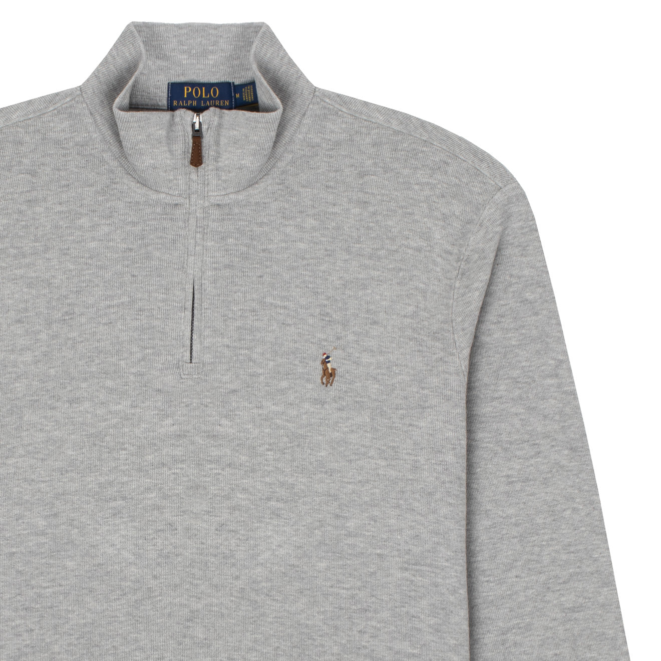 Polo Ralph Lauren Estate Rib Cotton Pullover Sweat Andover Heather - The Sporting Lodge