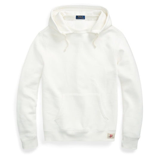 Polo Ralph Lauren Fleece Hoodie Deckwash White - The Sporting Lodge