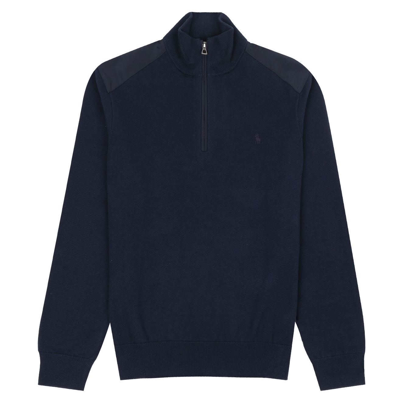 Polo Ralph Lauren Hybrid Half Zip Knit Piper Navy - The Sporting Lodge