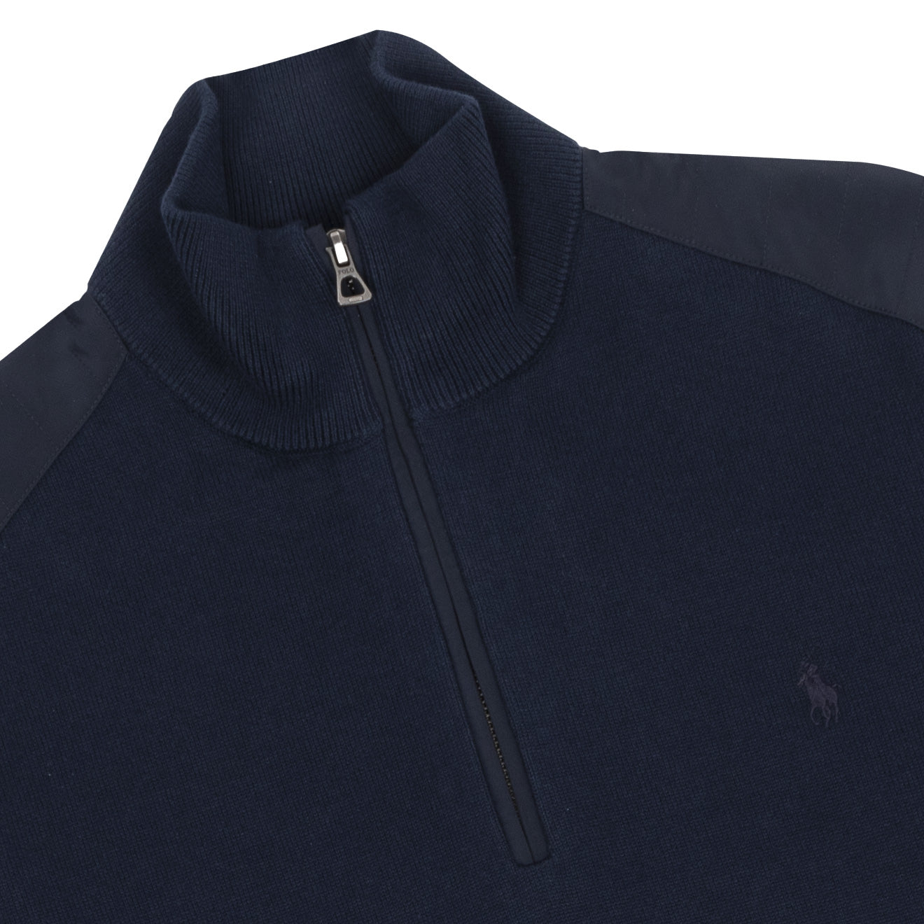 Polo Ralph Lauren Hybrid Half Zip Knit Piper Navy - The Sporting Lodge
