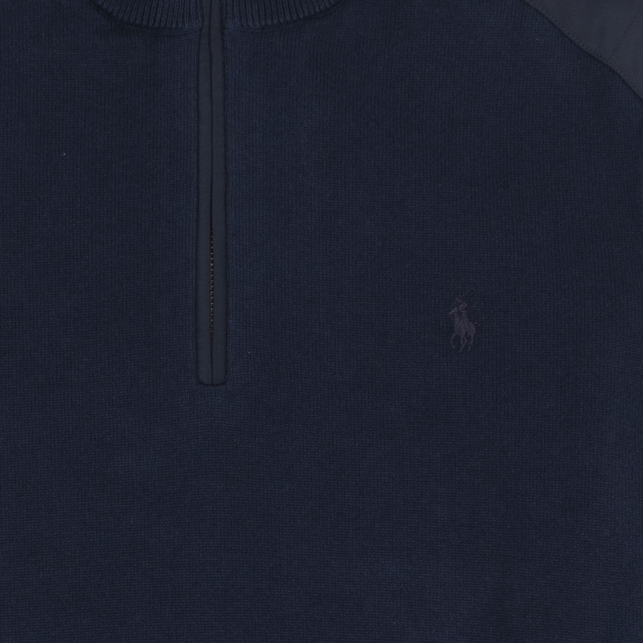 Polo Ralph Lauren Hybrid Half Zip Knit Piper Navy - The Sporting Lodge
