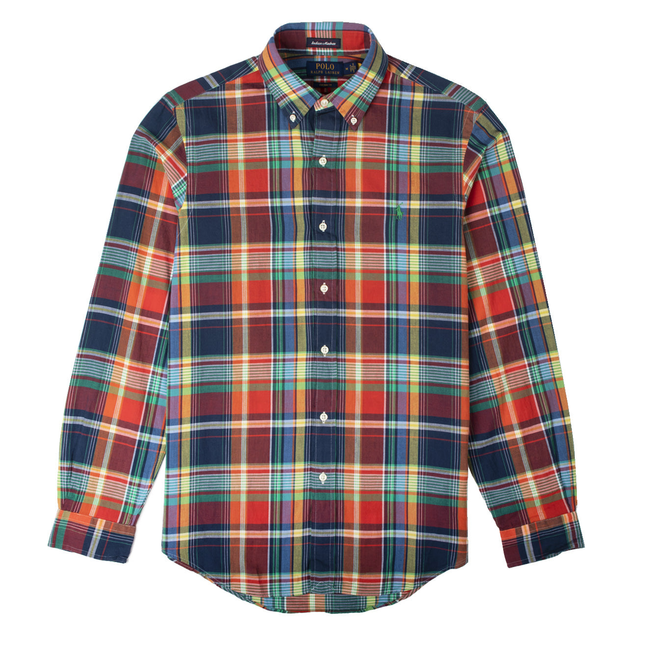 Polo Ralph Lauren L/S Custom Fit Check Shirt Blue / Red Multi 