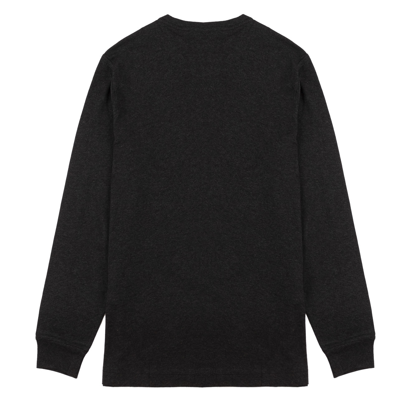 Polo Ralph Lauren Custom Slim Fit Cotton LS T-Shirt Black Heather - The Sporting Lodge