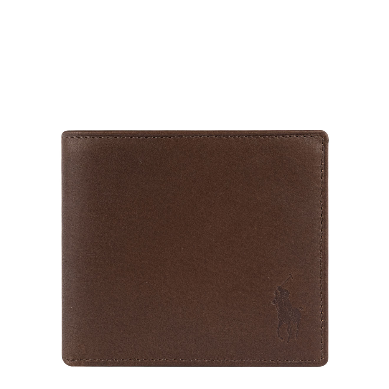Polo Ralph Lauren Small Leather PP Billfold Wallet Camo / Brown - The Sporting Lodge