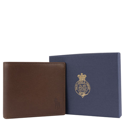 Polo Ralph Lauren Small Leather PP Billfold Wallet Camo / Brown - The Sporting Lodge
