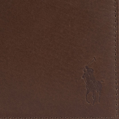 Polo Ralph Lauren Small Leather PP Billfold Wallet Camo / Brown - The Sporting Lodge