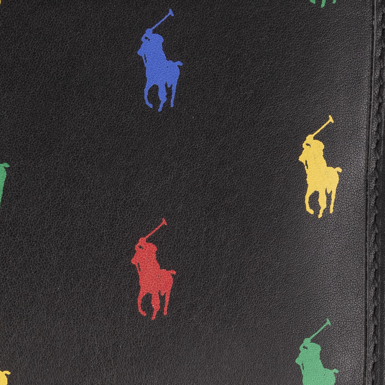 Polo Ralph Lauren Small Leather PP Card Case Black - The Sporting Lodge