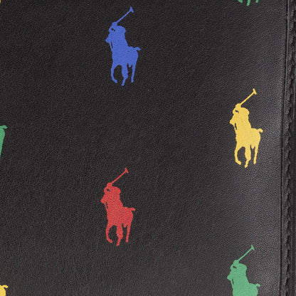 Polo Ralph Lauren Small Leather PP Card Case Black - The Sporting Lodge