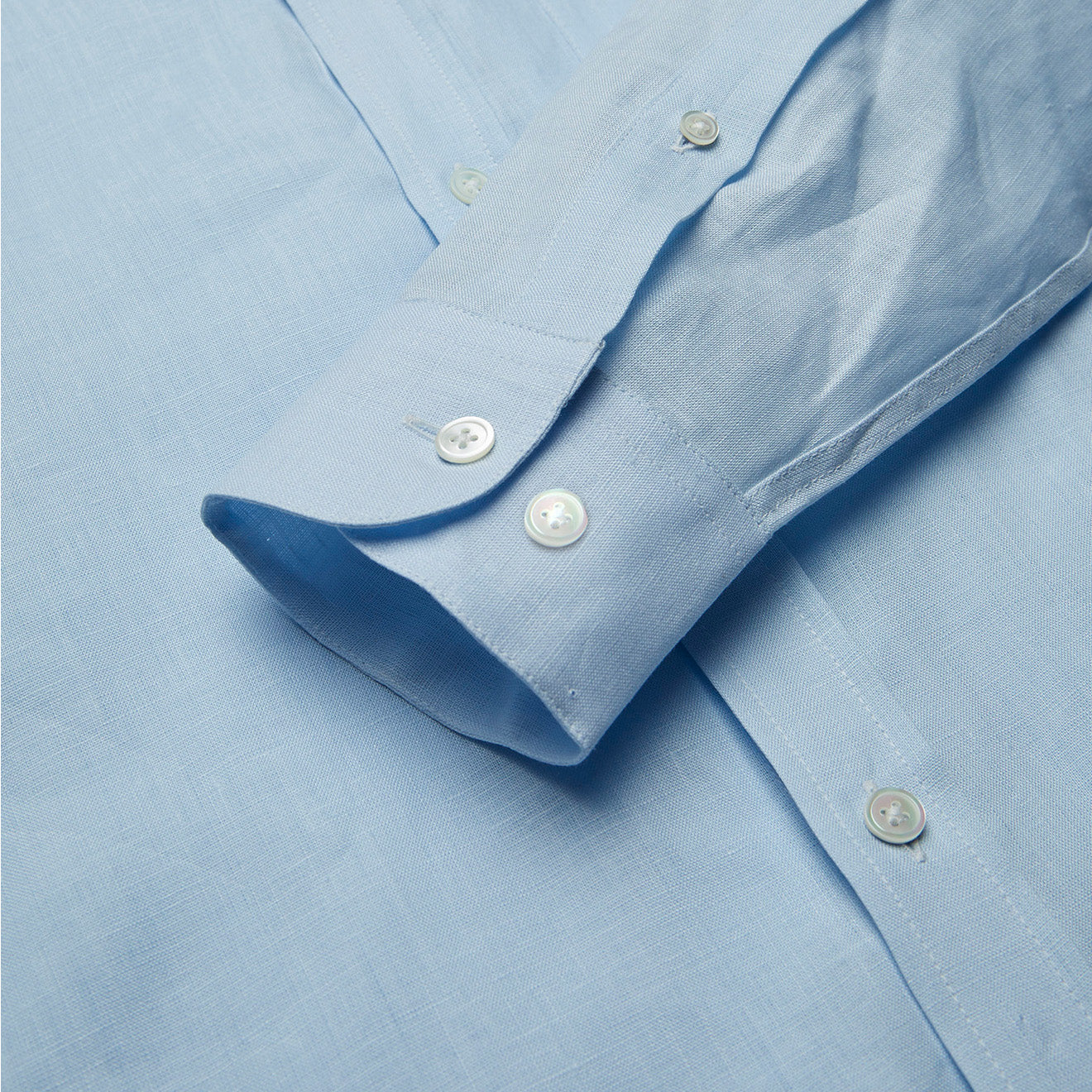 Portuguese Flannel Linen Sky - The Sporting Lodge