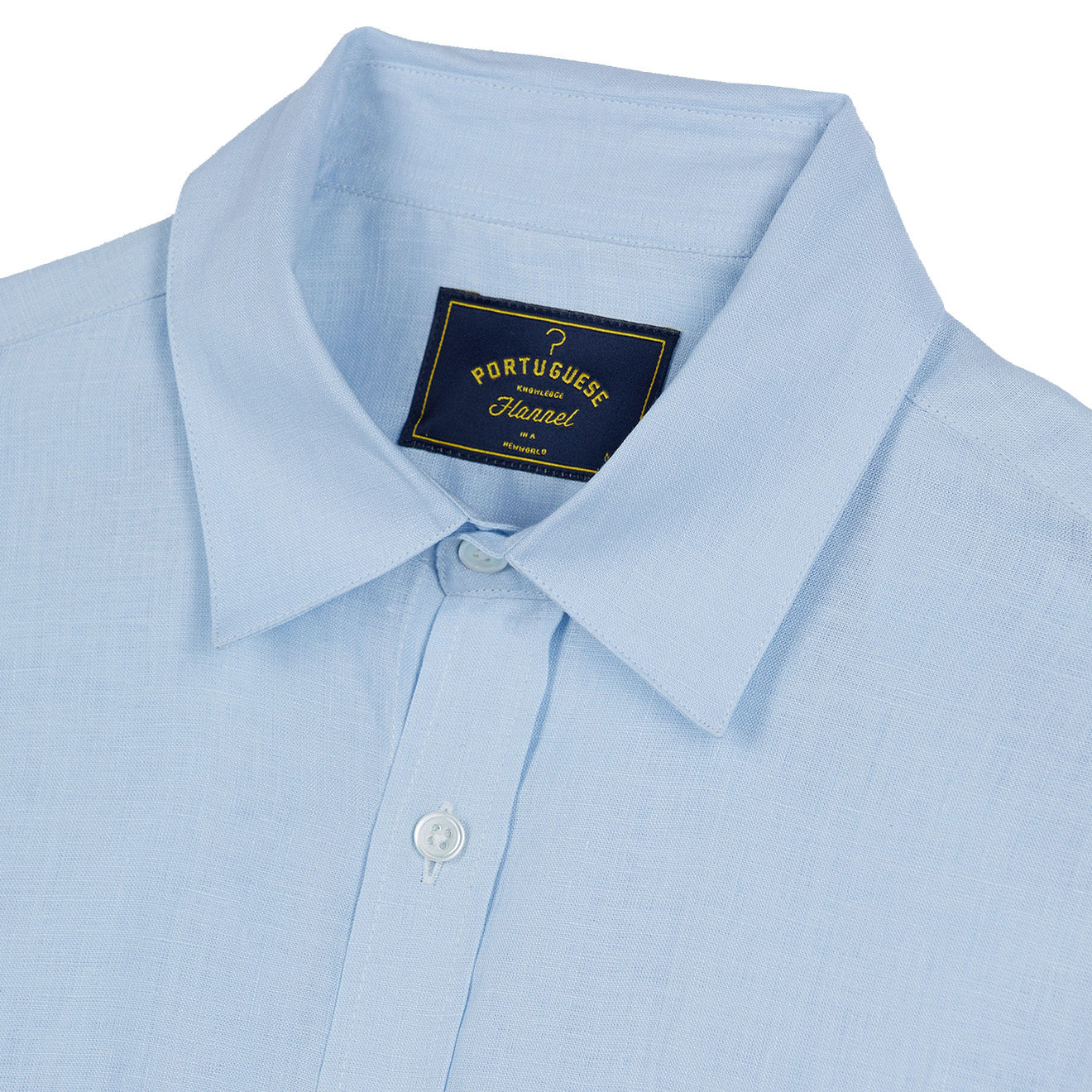 Portuguese Flannel Linen Sky - The Sporting Lodge