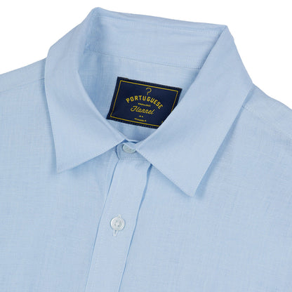 Portuguese Flannel Linen Sky - The Sporting Lodge