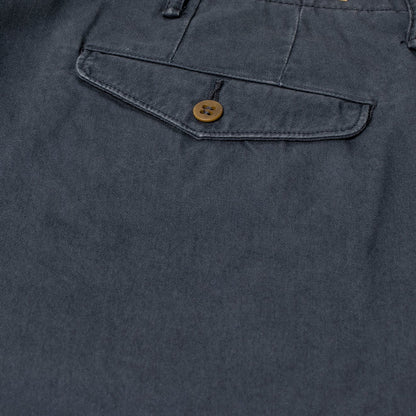 RRL by Ralph Lauren Officers Flat Front Chino Navy - The Sporting Lodge