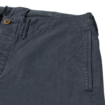 RRL by Ralph Lauren Officers Flat Front Chino Navy - The Sporting Lodge