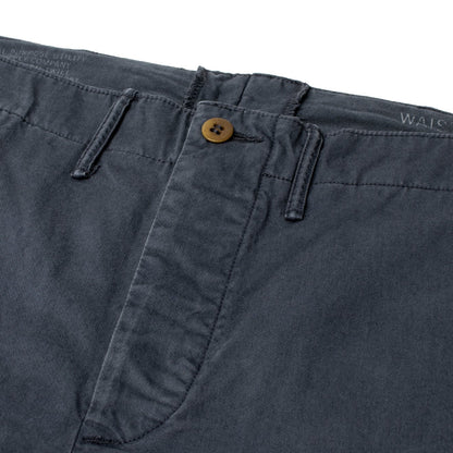 RRL by Ralph Lauren Officers Flat Front Chino Navy - The Sporting Lodge