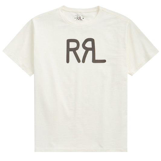 RRL by Ralph Lauren Logo Jersey T-Shirt Paper White - The Sporting Lodge