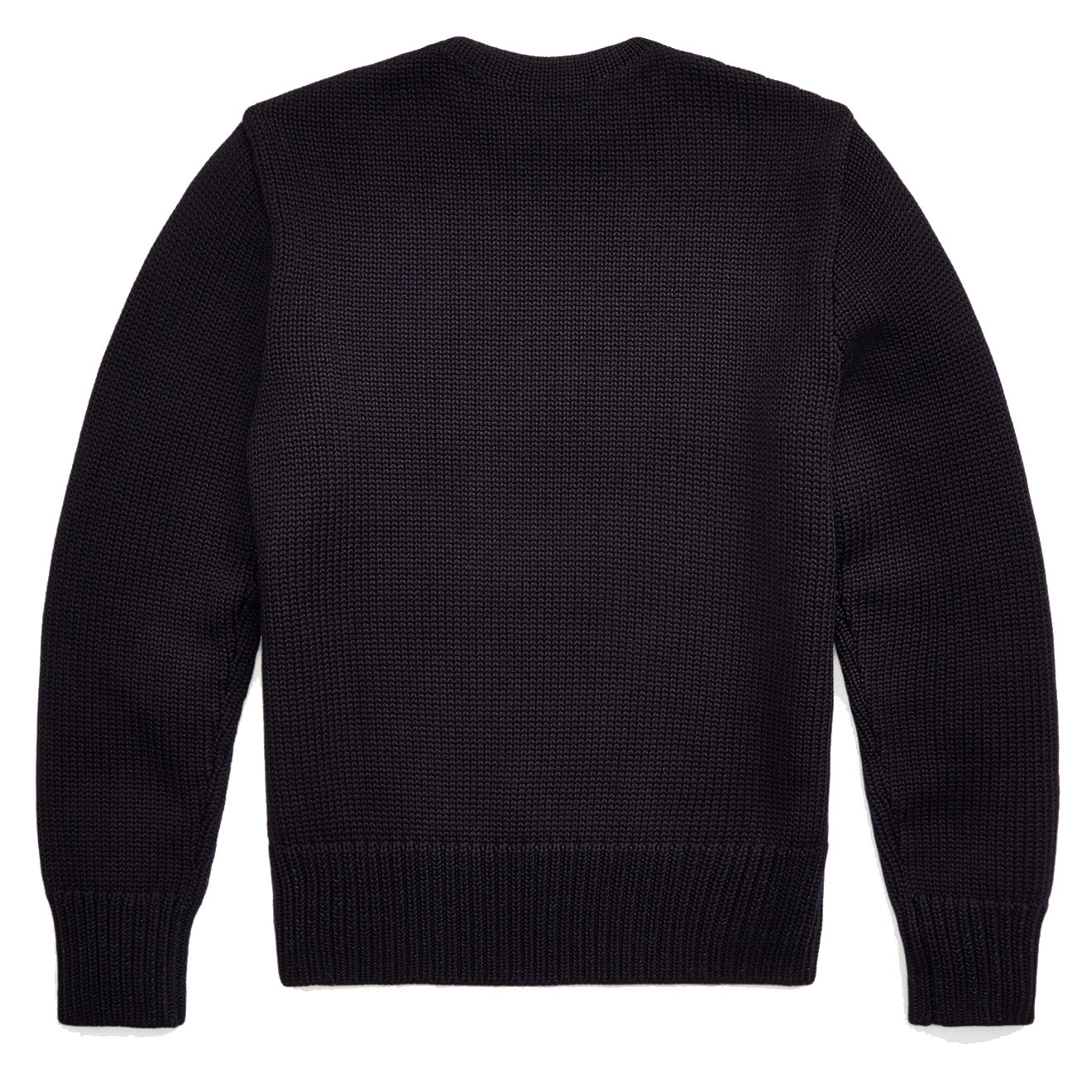 RRL by Ralph Lauren Appliqued Wool Jumper Navy - The Sporting Lodge